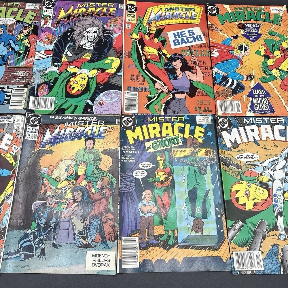 Lot of 8 Mister Miracle Comics 1980s 1990s DC Giffen DeMatteis